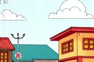 《星野诊疗所》封面,郊外白色小屋与夜空下的门诊灯